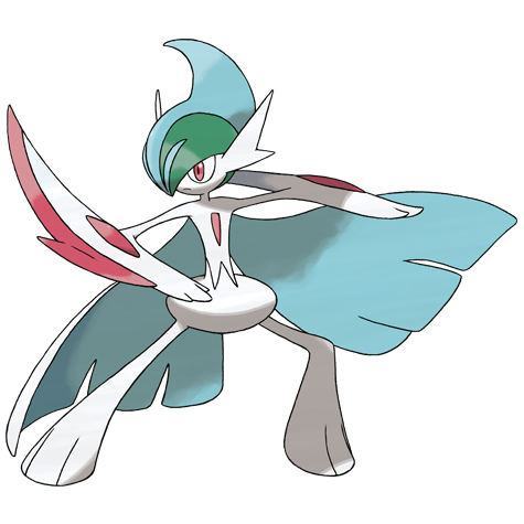 Gallade Mega official artwork