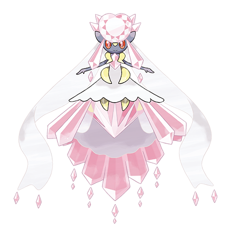 Diancie Mega official artwork