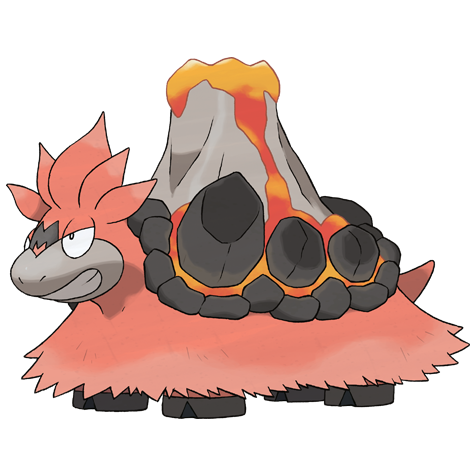Camerupt Mega official artwork