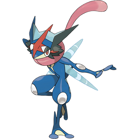 Greninja Ash official artwork