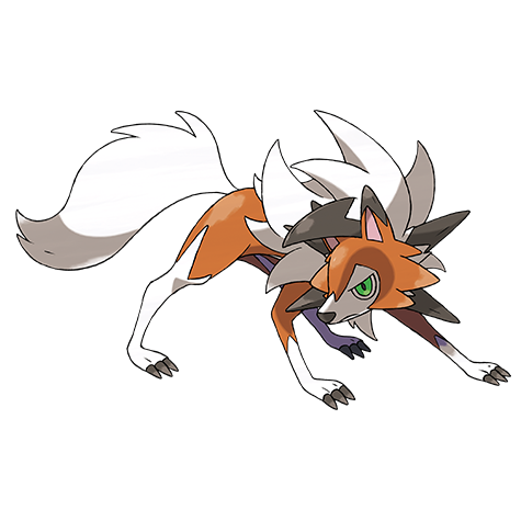 Lycanroc Dusk official artwork