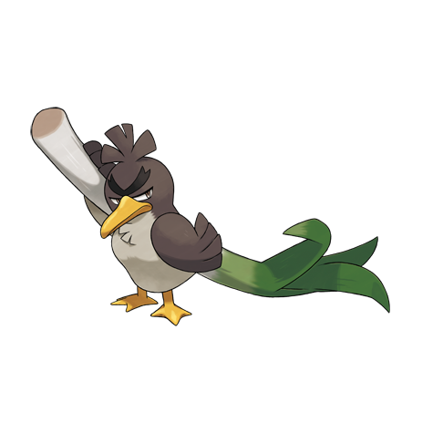 Farfetchd Galar official artwork
