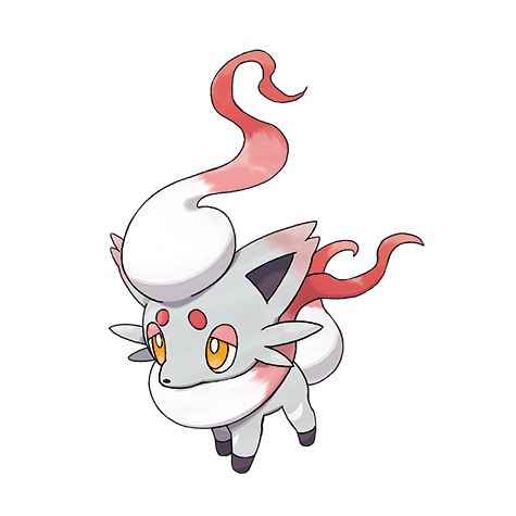 Zorua Hisui official artwork