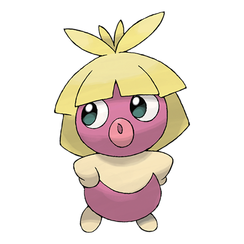 Smoochum official artwork