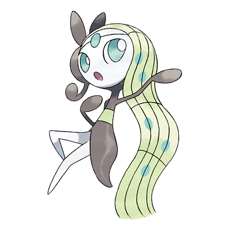 Meloetta Aria official artwork